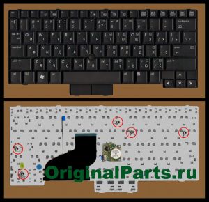 Купить клавиатуру для ноутбука HP/Compaq EliteBook 2530P - доставка по всей России
