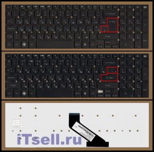 Клавиатура для ноутбука Acer Aspire E1-570, E1-570G, E1-572, E5-511G, E5-511P
