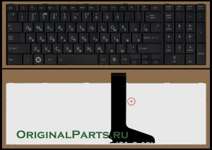 Купить клавиатуру для ноутбука Toshiba Satellite L850, L870 - доставка по всей России