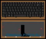 Клавиатура для ноутбука HP/Compaq Pavilion dv4-1000
