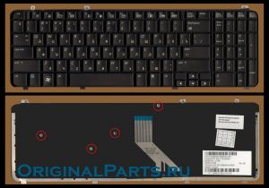 Купить клавиатуру для ноутбука HP/Compaq Pavilion dv6-1000 - доставка по всей России