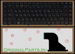 Купить клавиатуру для ноутбука HP/Compaq 621 - доставка по всей России