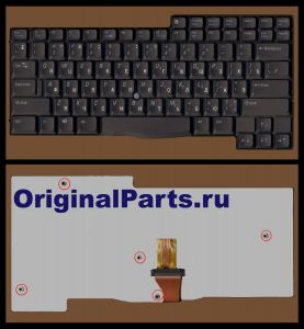 Купить клавиатуру для ноутбука Dell Inspiron 4000 - доставка по всей России