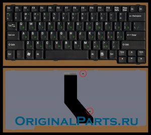 Купить клавиатуру для ноутбука Toshiba Satellite L100 - доставка по всей России