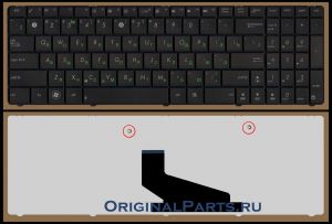 Купить клавиатуру для ноутбука Asus N53 - доставка по всей России