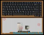 Клавиатура для ноутбука HP/Compaq 6910
